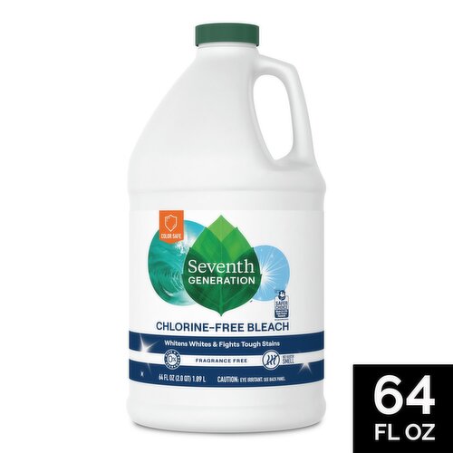 Seventh Generation Fragrance Free Chlorine-Free Bleach, 64 fl oz