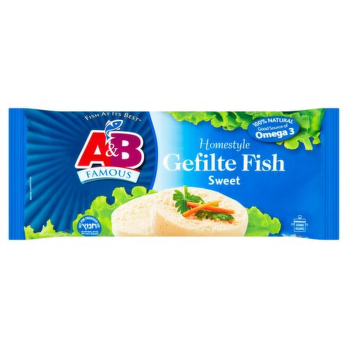 A&B Famous Homestyle Sweet Gefilte Fish, 20 oz