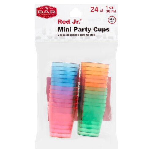 The Bar Red Jr. 1 oz Mini Party Cups, 24 count