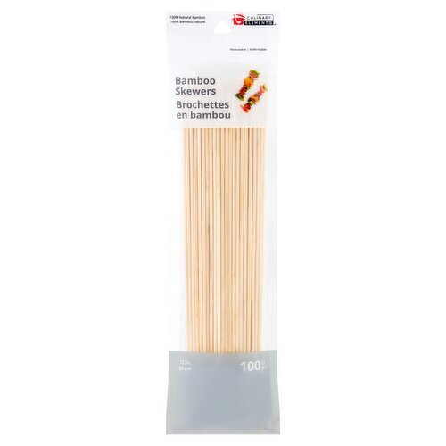 Culinary Elements Bamboo Skewers, 100 count