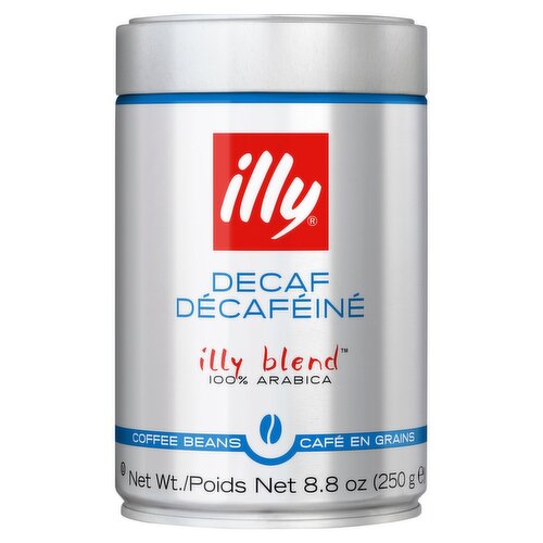Illy Decaf Illy Blend 100% Arabica Coffee Beans, 8.8 oz