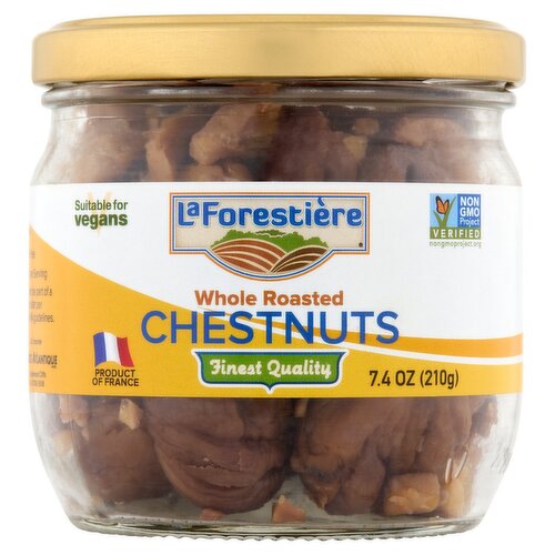 La Forestière Whole Roasted Chestnuts, 7.4 oz