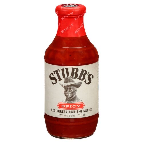 Stubb's Spicy Bar-B-Q Sauce, 18 oz