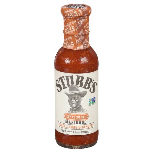 Stubb's Chili, Lime & Ginger Pork Marinade, 12 oz