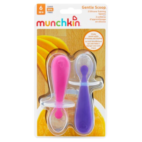 Gentle Scoop™ Silicone Training Spoons - 2pk