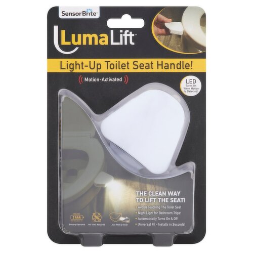 Sensor Brite Luma Lift Motion-Activated Light-Up Toilet Seat Handle