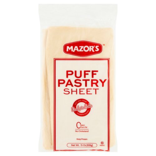 Mazor's Puff Pastry Sheet, 15 oz