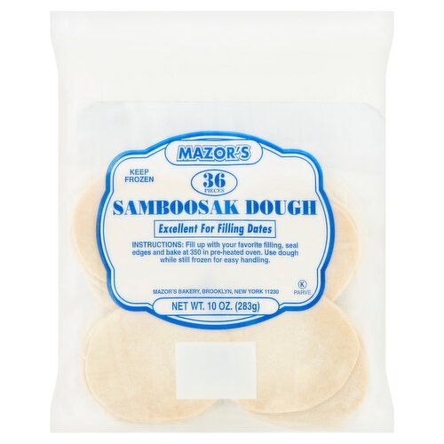 Mazor's Samboosak Dough, 36 count, 10 oz