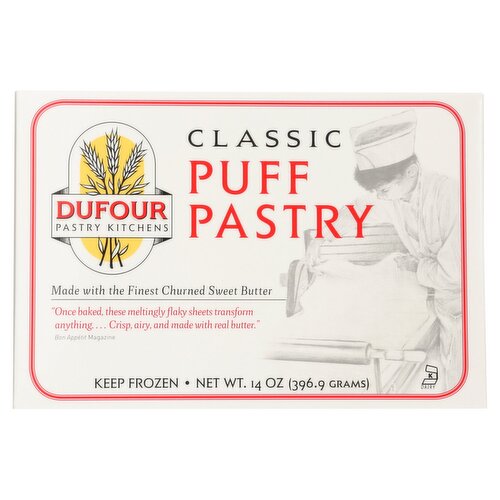 DUFOUR Classic Puff Pastry Dough, 10 count, 14 oz