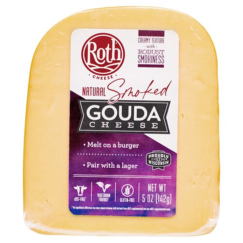 Roth Natural Smoked Gouda Cheese, 5 oz