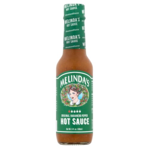 Melinda's Original Habanero Hot Sauce, 5 fl oz