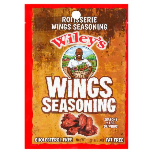 Wiley's Rotisserie Wings Seasoning, 1 oz