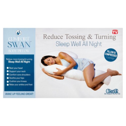 Contour Comfort Swan Body Pillow