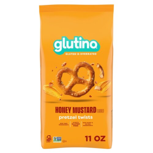 Glutino Honey Mustard Flavored Pretzel Twists, 11 oz