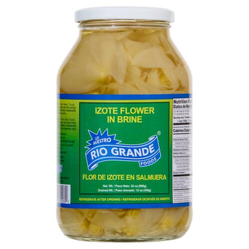 Rio Grande Foods Izote Flower in Brine, 32 oz