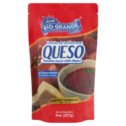 Rio Grande Foods Tomato Sauce with Cheese, 8 oz