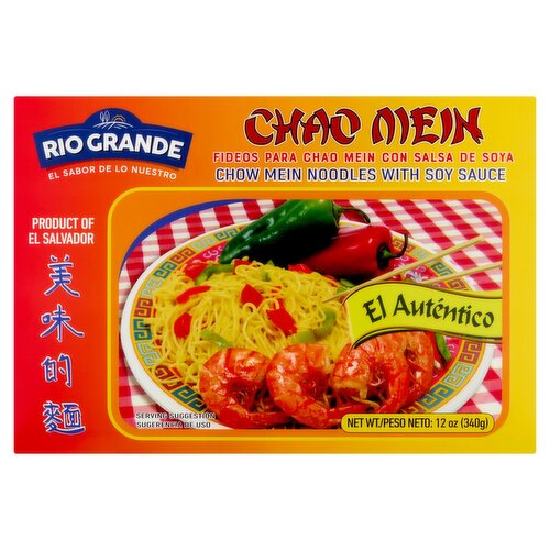 Rio Grande Chow Mein Noodles with Soy Sauce, 12 oz