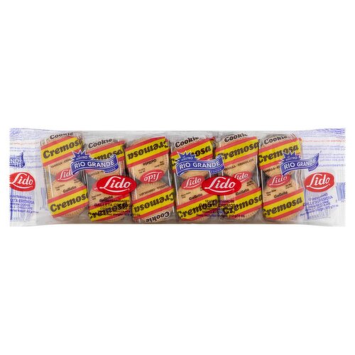 Rio Grande Foods Lido Cremosa Vanilla - Chocolate Cookie, 12 count, 11 oz