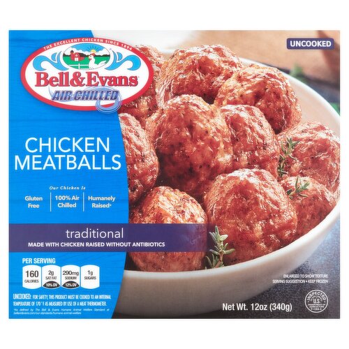 Bell & Evans Chicken Meatballs, 12 oz