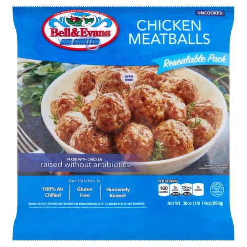 Bell & Evans Chicken Meatballs, 30 oz