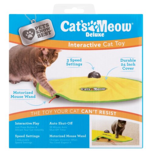 Cat's Meow Deluxe Interactive Cat Toy