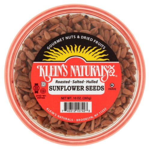 Klein's Naturals Roasted Salted Hulled Sunflower Seeds, 10 oz