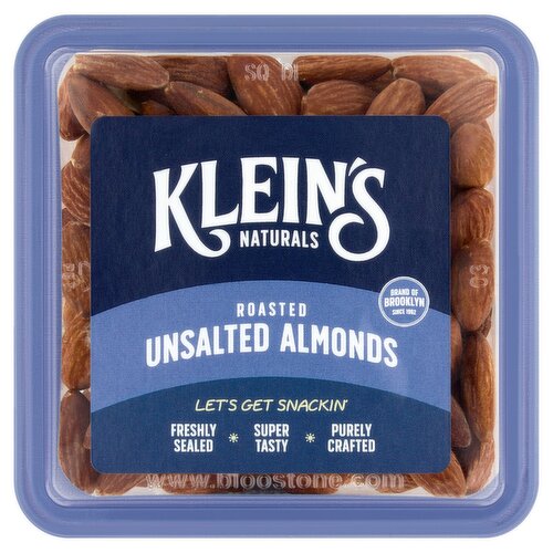 Klein's Naturals Roasted Unsalted Almonds, 8 oz