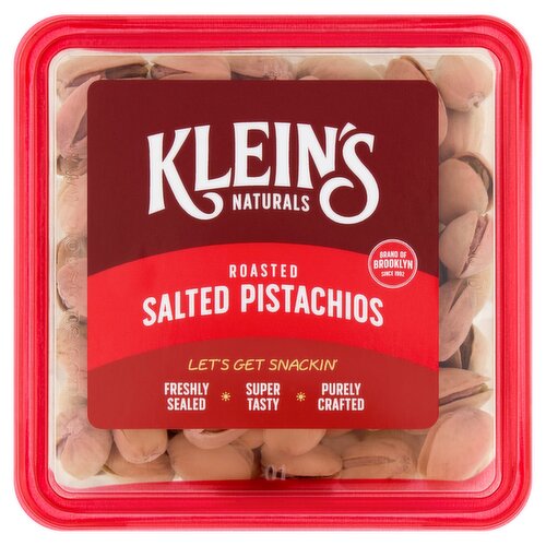 Klein's Naturals Dry Roasted Salted Pistachios, 6 oz