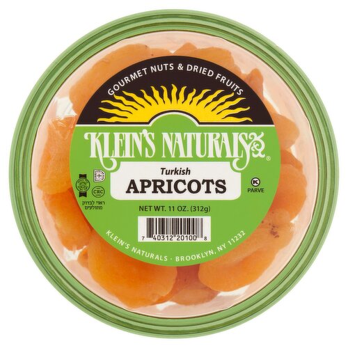 Klein's Naturals Turkish Apricots, 11 oz