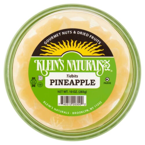 Klein's Naturals Tidbits Pineapple, 10 oz