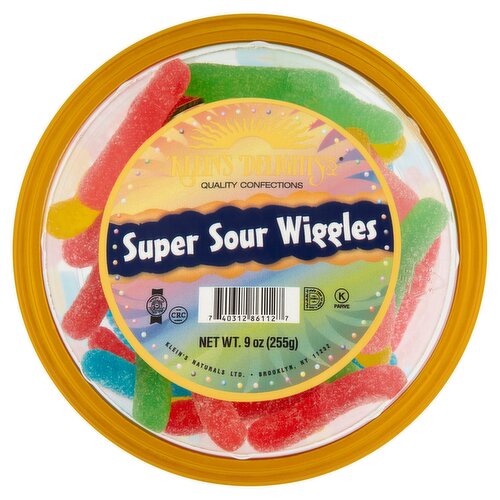 Klein's Delights Super Sour Wiggles, 9 oz