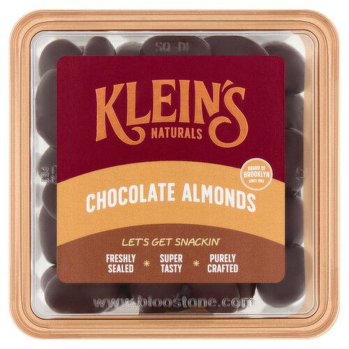 Klein's Naturals Chocolate Covered Almonds, 9 oz