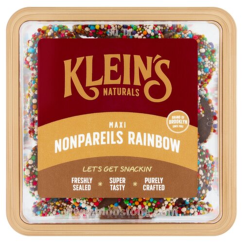 Klein's Naturals Maxi Rainbow Chocolate Nonpareils, 7 oz