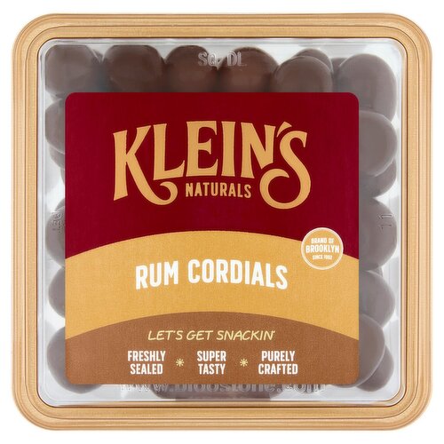 Klein's Naturals Rum Cordials, 10 oz