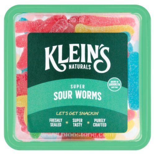 Klein's Naturals Super Sour Worms, 9 oz