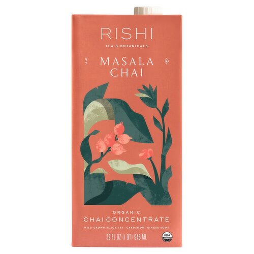 Rishi Organic Masala Chai Concentrate, 32 fl oz