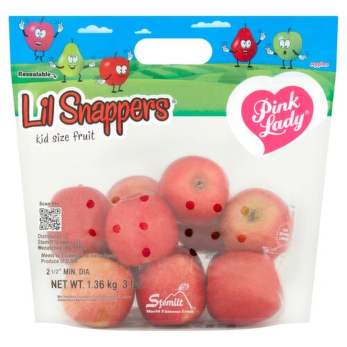 Stemilt Lil Snappers Pink Lady Apples, 3 lbs