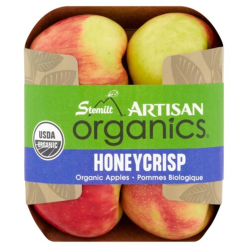 Stemilt Artisan Organics Honeycrisp Organic Apples, 4 count