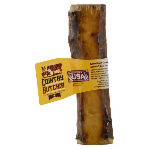 The Country Butcher Beef Rib Bone Natural Dog Chews, 1.3 oz