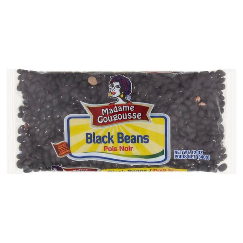 Madame Gougousse Black Beans, 12 oz