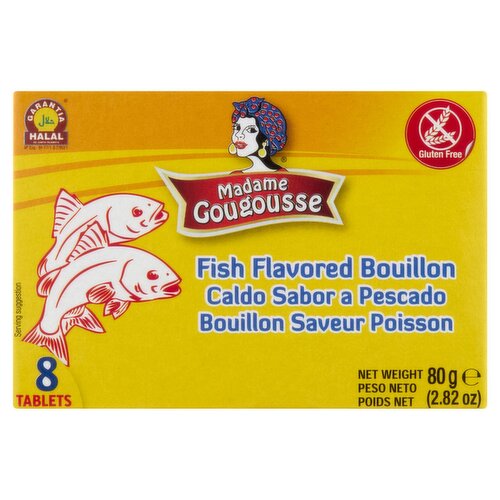 Madame Gougousse Fish Flavored Bouillon Tablets, 8 count, 2.82 oz