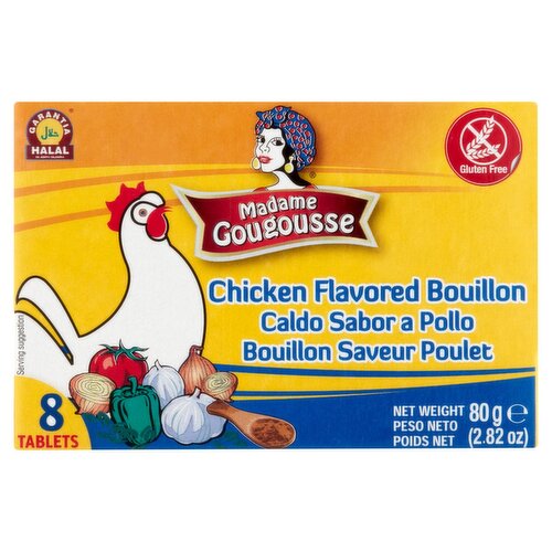 Madame Gougousse Chicken Flavored Bouillon Tablets, 8 count, 2.82 oz