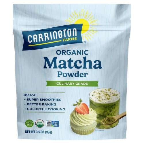 Carrington Farms Organic Matcha Powder, 3.5 oz