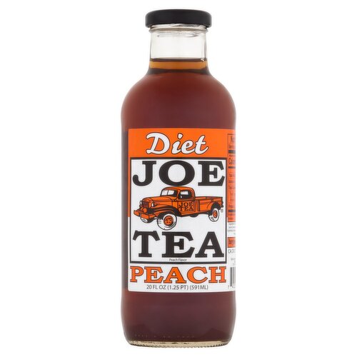 Joe Tea Diet Peach Flavor Tea, 20 fl oz