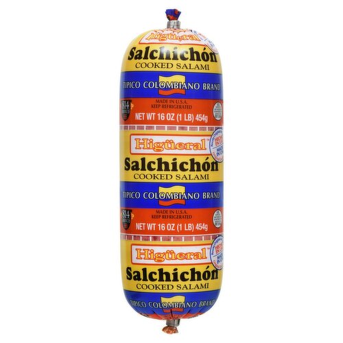 Higueral Salchichón Cooked Salami, 16 oz