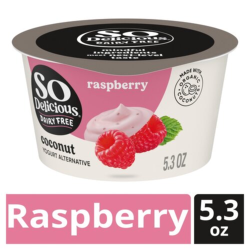 So Delicious Dairy Free Raspberry Coconut Yogurt Alternative, 5.3 oz