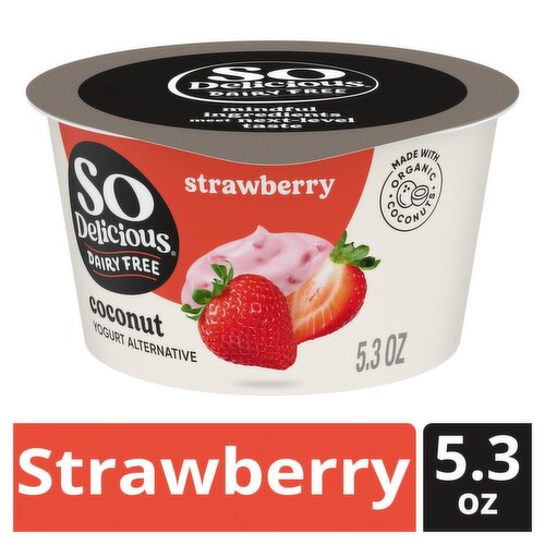 So Delicious Dairy Free Strawberry Coconut Yogurt Alternative, 5.3 oz