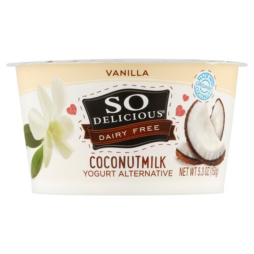 So Delicious Dairy Free Vanilla Coconutmilk Yogurt Alternative, 5.3 oz