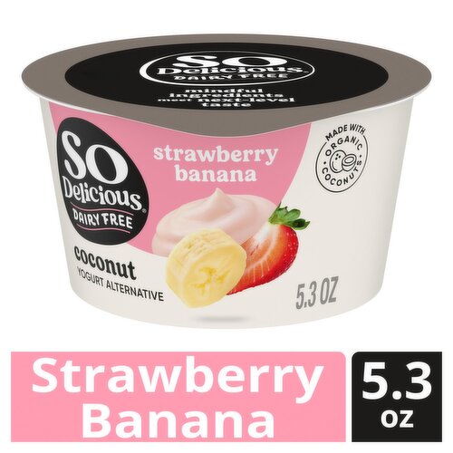 So Delicious Dairy Free Strawberry Banana Coconut Yogurt Alternative, 5.3 oz