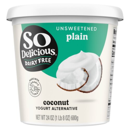 So Delicious Dairy Free Unsweetened Plain Coconut Yogurt Alternative, 24 oz